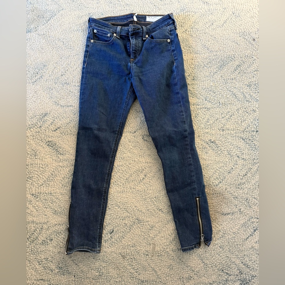 Rag & Bone Cate Mid-Rise Ankle Skinny Jeans- size 26